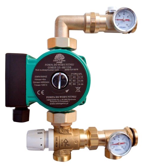 Festwertregelset / Pumpengruppe für Fußbodenheizung mit Pumpe OMI Festwertregelset / Pumpengruppe für Fußbodenheizung mit Pumpe OMI